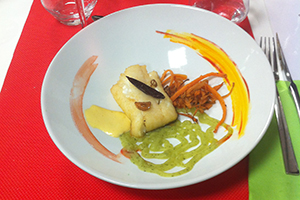 cena maridaje comentada pescado